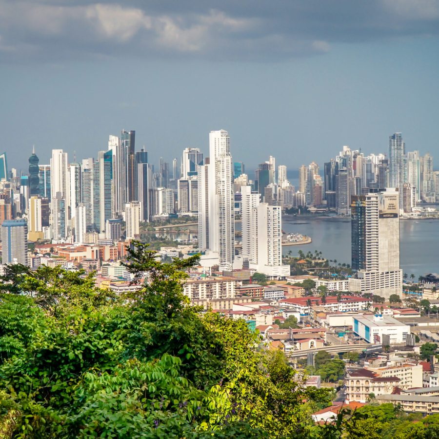 Panama City view from Ancon Hill, 13 february 2018